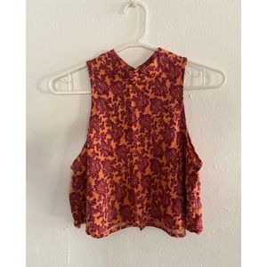 Valija Gitana/print crop top